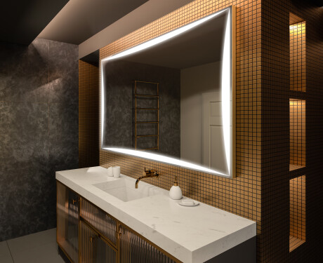 Designer Backlit LED Bathroom Mirror L77