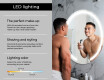 Round Backlit LED Bathroom Mirror L96 #6