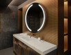 Round Backlit LED Bathroom Mirror L97 #2