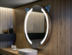 Round Backlit LED Bathroom Mirror L97 #10