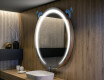 Round Backlit LED Bathroom Mirror L98 #10