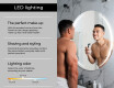 Round Backlit LED Bathroom Mirror L99 #6