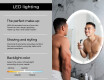 Illuminated Round LED Lighted Bathroom Mirror L119 #6