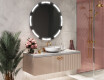 Illuminated Round LED Lighted Bathroom Mirror L120 #7