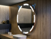 Illuminated Round LED Lighted Bathroom Mirror L120 #9