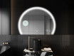 Half Circle Mirror LED lighted wall mirror W223 #10