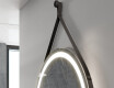 Round hanging mirror with lights L96 #2