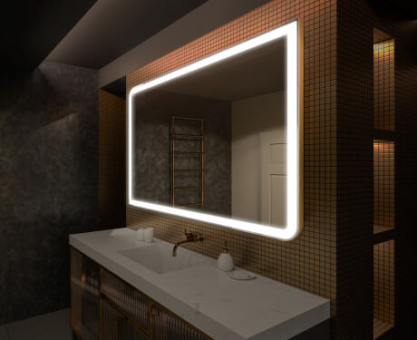 Designer Backlit LED Bathroom Mirror L146 #1