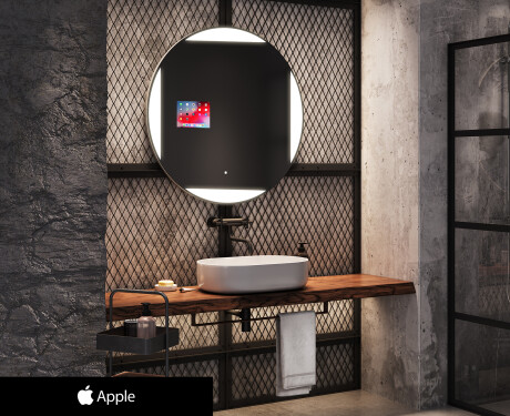 Round Magic Mirror LED Lighted L116 Apple #1