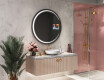 SMART Round Bathroom Mirror LED L156 Apple #11