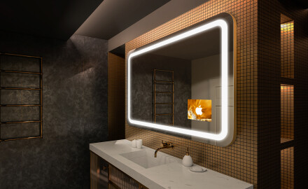 Designer Backlit LED Bathroom Mirror L147